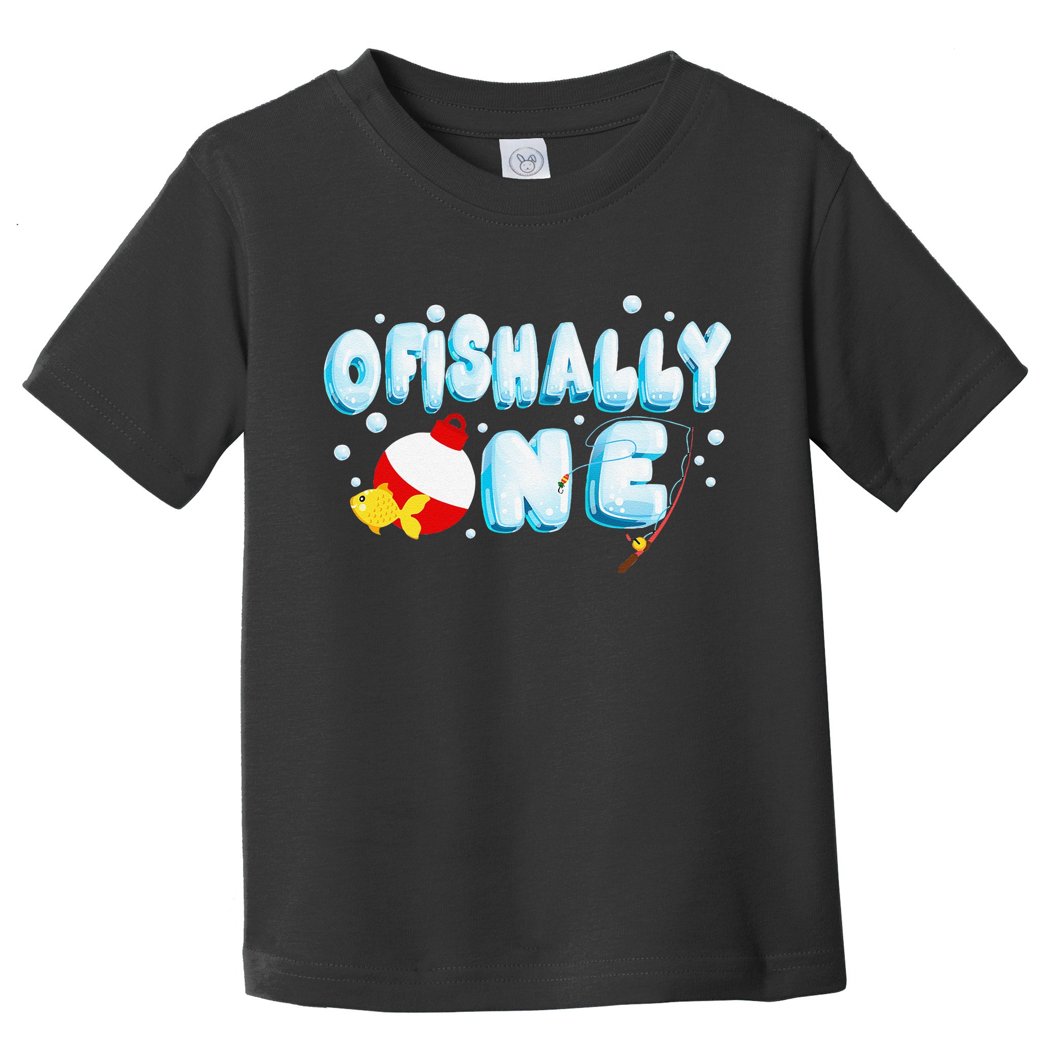 Ofishally One Birthday Outfit For Fish Lover Toddler T-Shirt