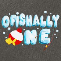 Ofishally One Birthday Outfit For Fish Lover Cotton Canvas Backpack