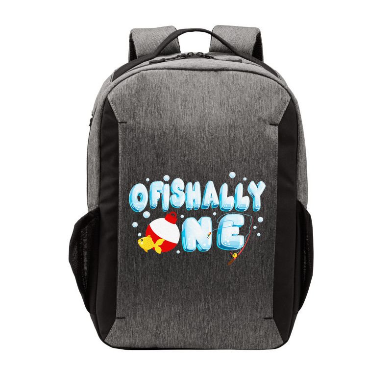Ofishally One Birthday Outfit For Fish Lover Vector Backpack