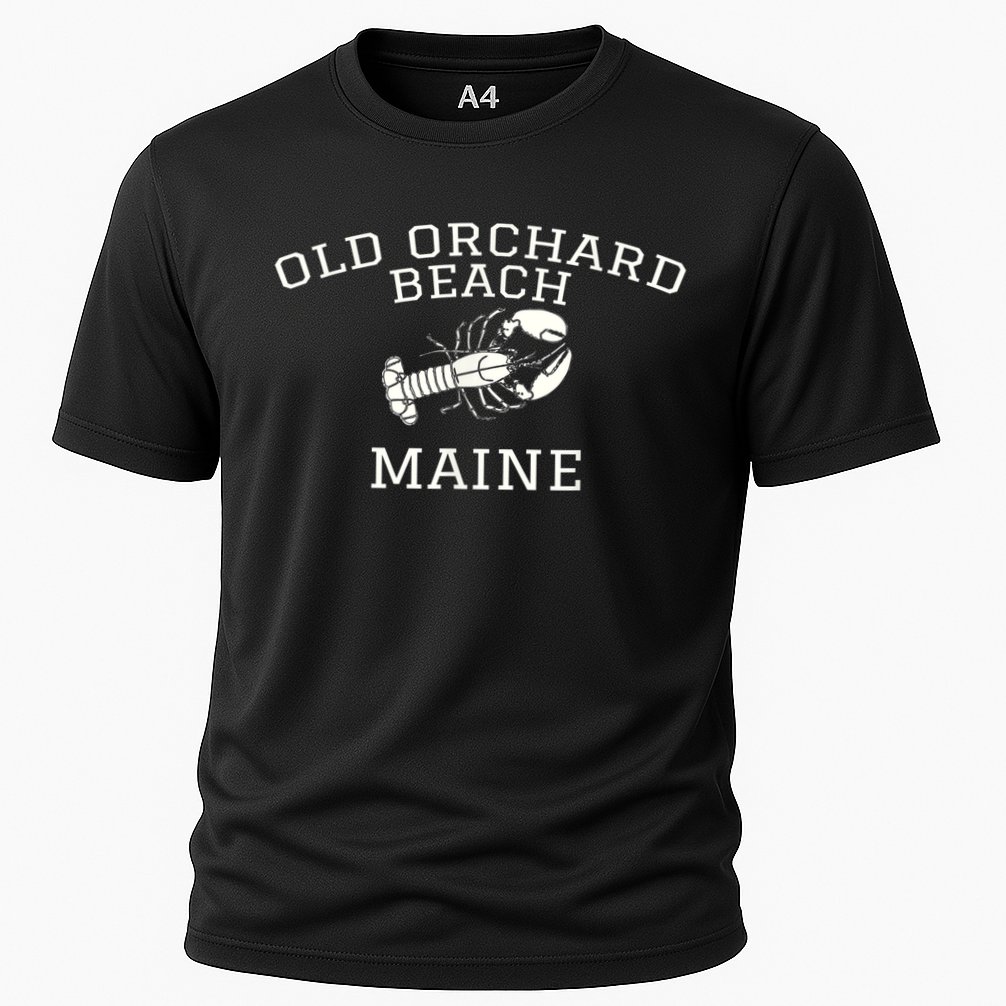 Old Orchard Beach Maine Lobster Cooling Performance Crew T-Shirt