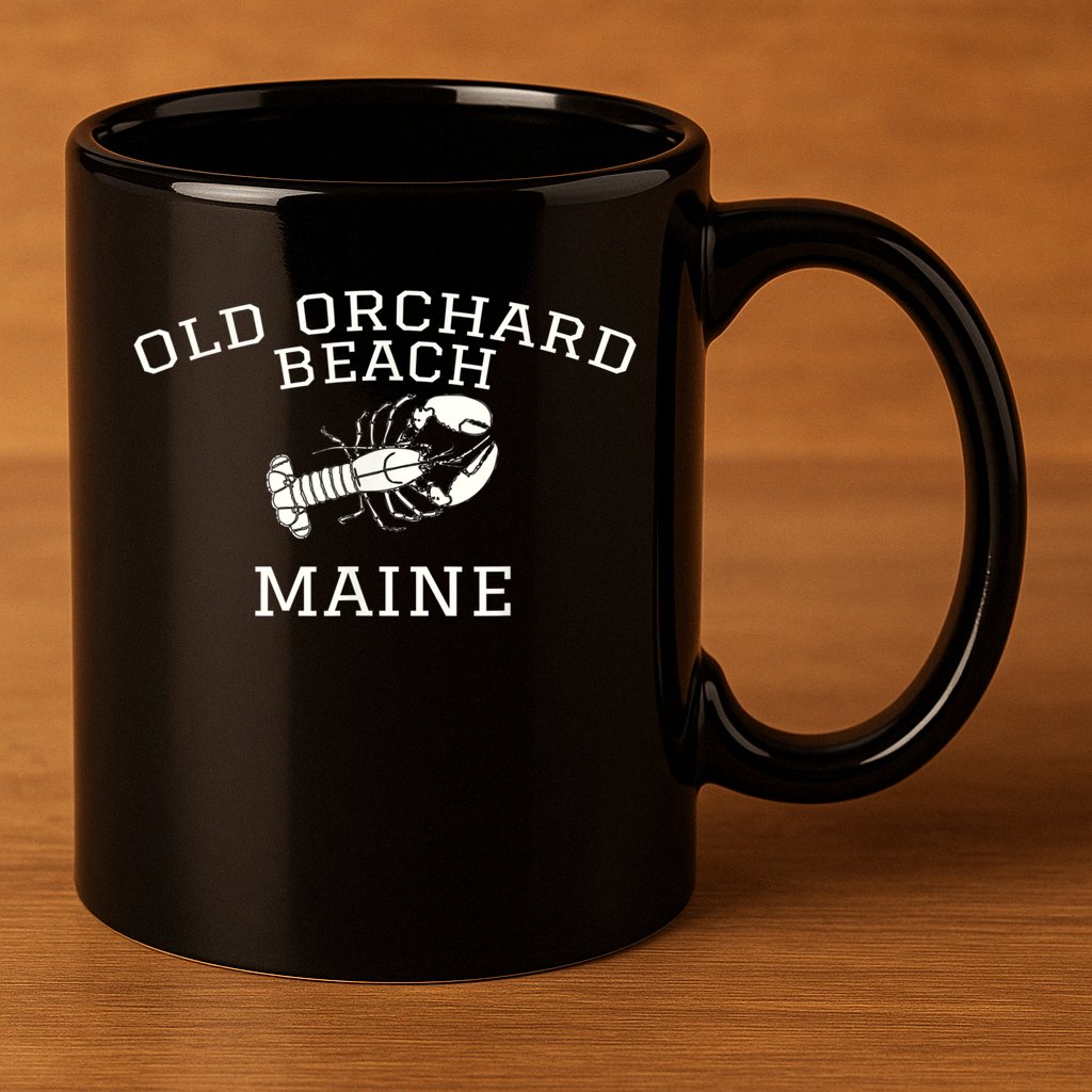Old Orchard Beach Maine Lobster 11oz C Handle Ceramic Mug