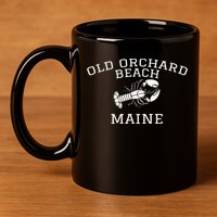 Old Orchard Beach Maine Lobster 11oz C Handle Ceramic Mug