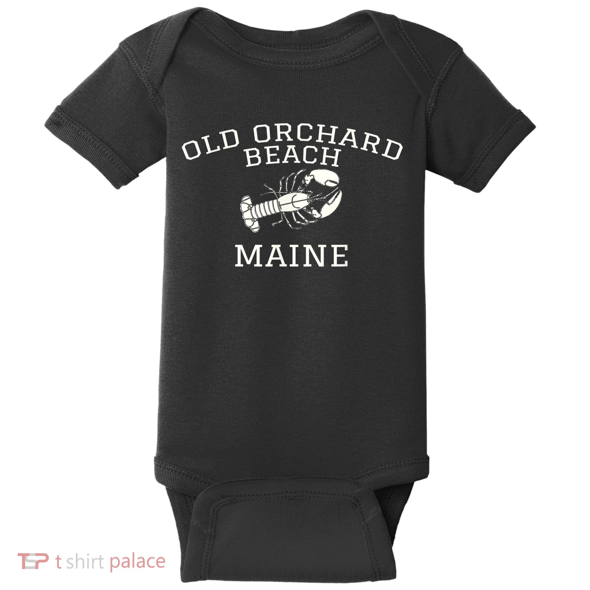 Old Orchard Beach Maine Lobster Baby Bodysuit