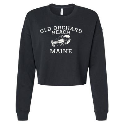 Old Orchard Beach Maine Lobster Cropped Pullover Crew