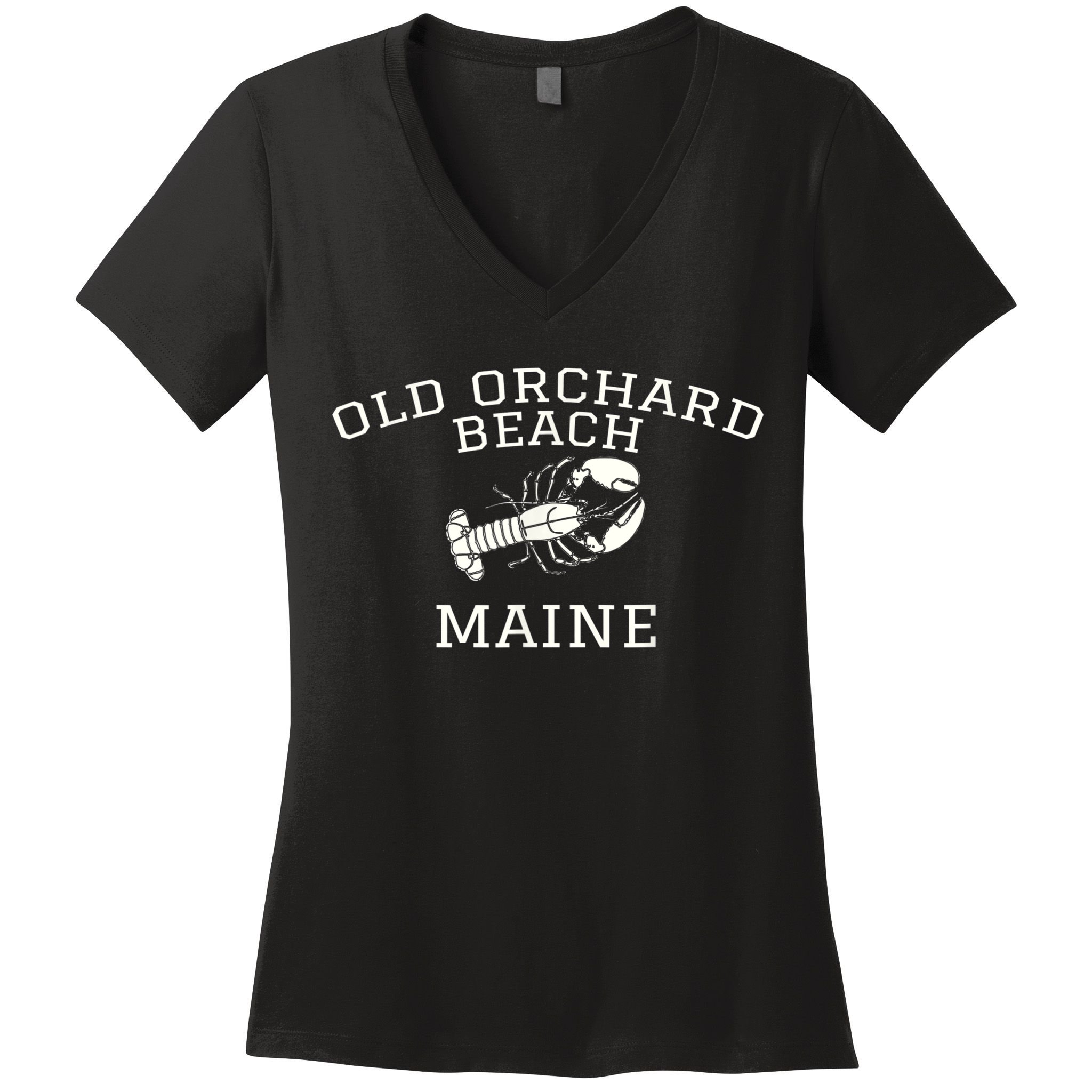 Old Orchard Beach Maine Lobster Women's V-Neck T-Shirt