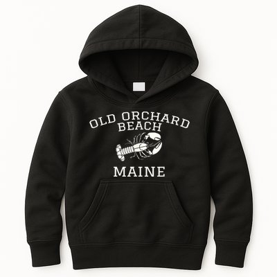 Old Orchard Beach Maine Lobster Kids Hoodie