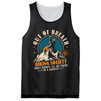 Out Of Breath Hiking Society Mesh Reversible Basketball Jersey Tank