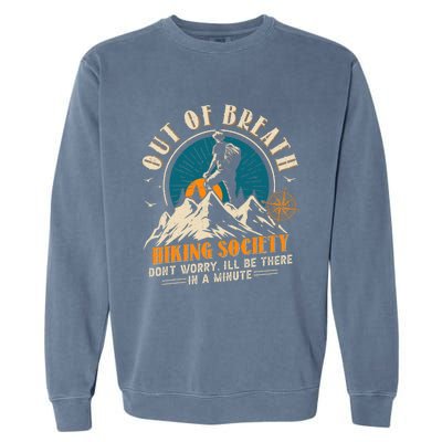 Out Of Breath Hiking Society Garment-Dyed Sweatshirt