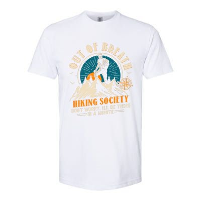 Out Of Breath Hiking Society Softstyle CVC T-Shirt