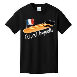 Oui Oui Baguette French Bread France Lover Francophile Kids T-Shirt