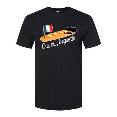 Oui Oui Baguette French Bread France Lover Francophile Softstyle CVC T-Shirt