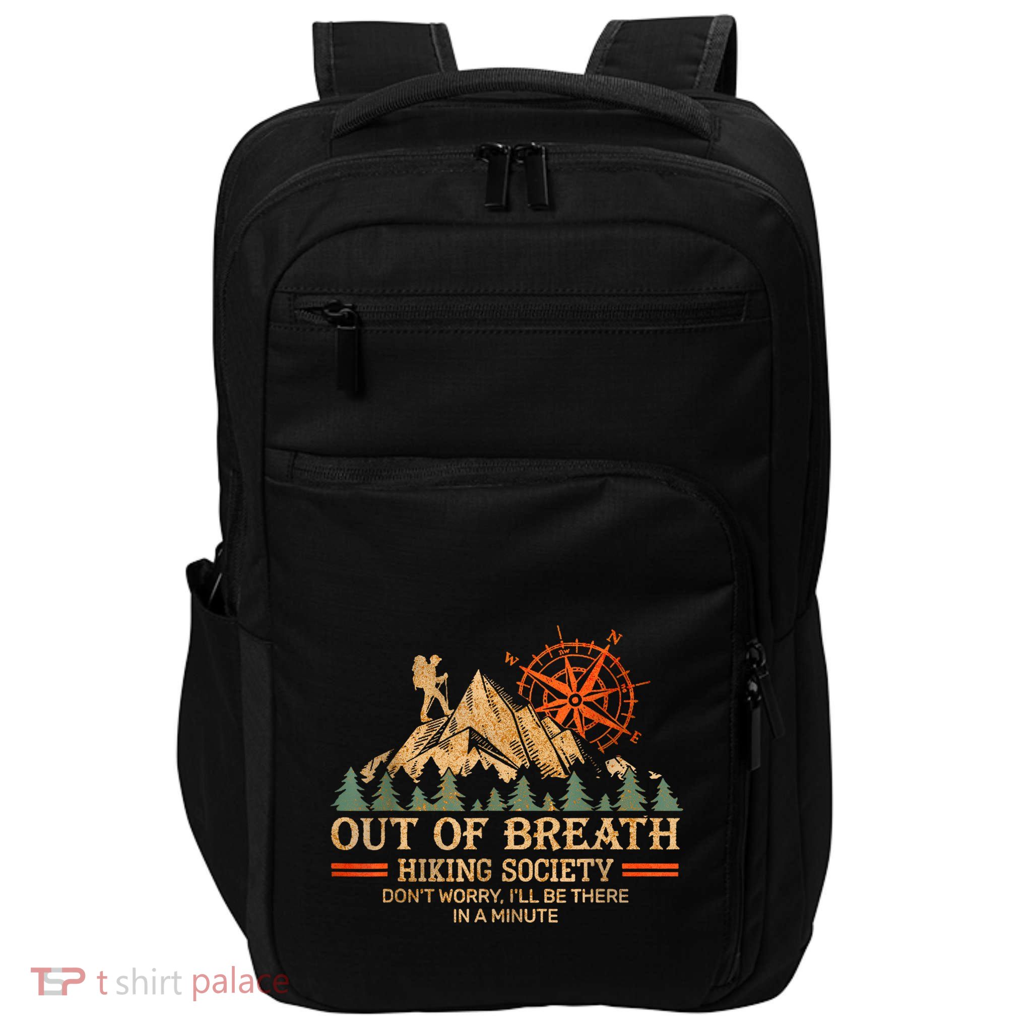 Out Of Breath Hiking Society Impact Tech Backpack