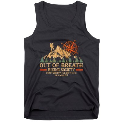 Out Of Breath Hiking Society Tank Top