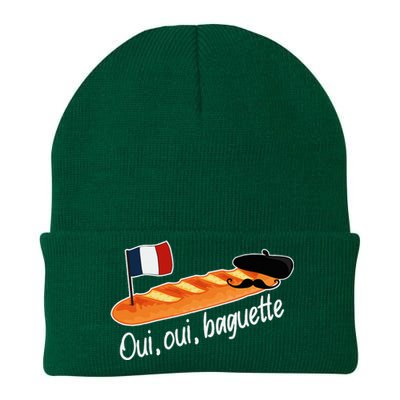 Oui Oui Baguette French Bread France Lover Francophile Knit Cap Winter Beanie