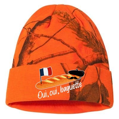 Oui Oui Baguette French Bread France Lover Francophile Kati Licensed 12" Camo Beanie