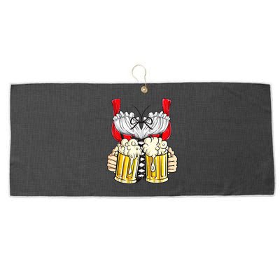 Oktoberfest October Beer Festival Oktoberfest Gift Large Microfiber Waffle Golf Towel