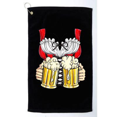 Oktoberfest October Beer Festival Oktoberfest Gift Platinum Collection Golf Towel