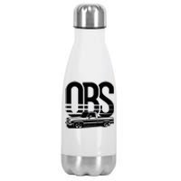 OBS Old Body Style Lowered Truck Vintage Car Show Stainless Steel Insulated Water Bottle