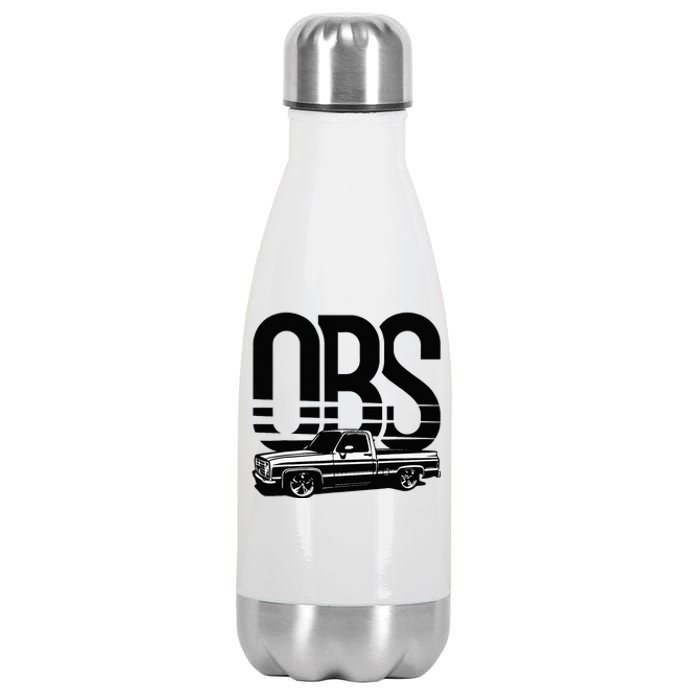 OBS Old Body Style Lowered Truck Vintage Car Show Stainless Steel Insulated Water Bottle