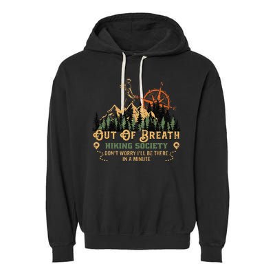 Out Of Breath Hiking Society Garment-Dyed Fleece Hoodie
