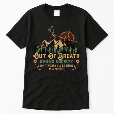 Out Of Breath Hiking Society Tall T-Shirt
