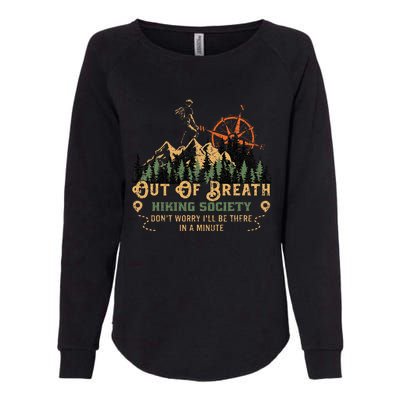 Out Of Breath Hiking Society Womens California Wash Sweatshirt