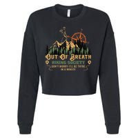 Out Of Breath Hiking Society Cropped Pullover Crew