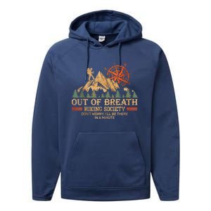 Out Of Breath Hiking Society Performance Fleece Hoodie