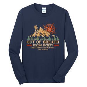 Out Of Breath Hiking Society Tall Long Sleeve T-Shirt