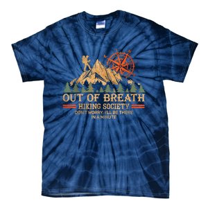 Out Of Breath Hiking Society Tie-Dye T-Shirt