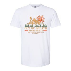 Out Of Breath Hiking Society Softstyle CVC T-Shirt