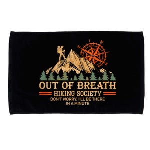 Out Of Breath Hiking Society Microfiber Hand Towel