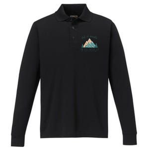 Out Of Breath Hiking Society Hiker Performance Long Sleeve Polo