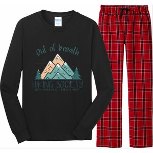 Out Of Breath Hiking Society Hiker Long Sleeve Pajama Set