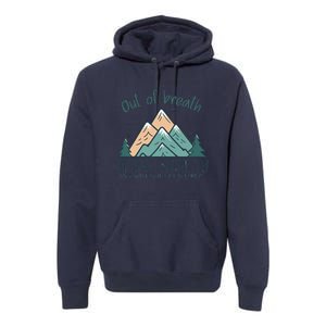 Out Of Breath Hiking Society Hiker Premium Hoodie