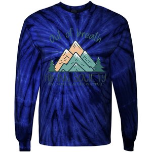 Out Of Breath Hiking Society Hiker Tie-Dye Long Sleeve Shirt