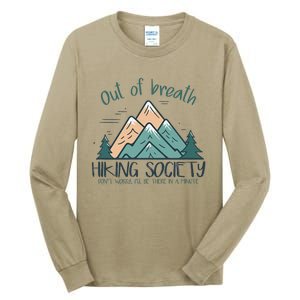 Out Of Breath Hiking Society Hiker Tall Long Sleeve T-Shirt