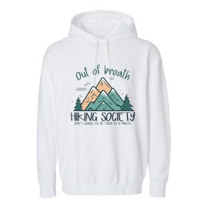 Out Of Breath Hiking Society Hiker Garment-Dyed Fleece Hoodie