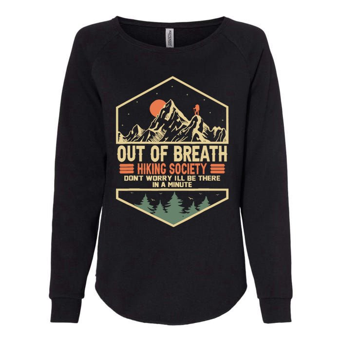 Out Of Breath Hiking Society Womens California Wash Sweatshirt