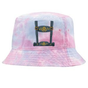 Oktoberfest Outfit Boy Lederhosen Costume Tie-Dyed Bucket Hat