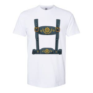 Oktoberfest Outfit Boy Lederhosen Costume Softstyle CVC T-Shirt