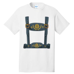 Oktoberfest Outfit Boy Lederhosen Costume Tall T-Shirt