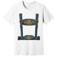 Oktoberfest Outfit Boy Lederhosen Costume Premium T-Shirt