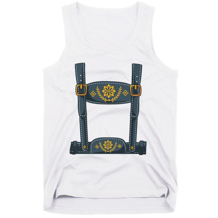 Oktoberfest Outfit Boy Lederhosen Costume Tank Top