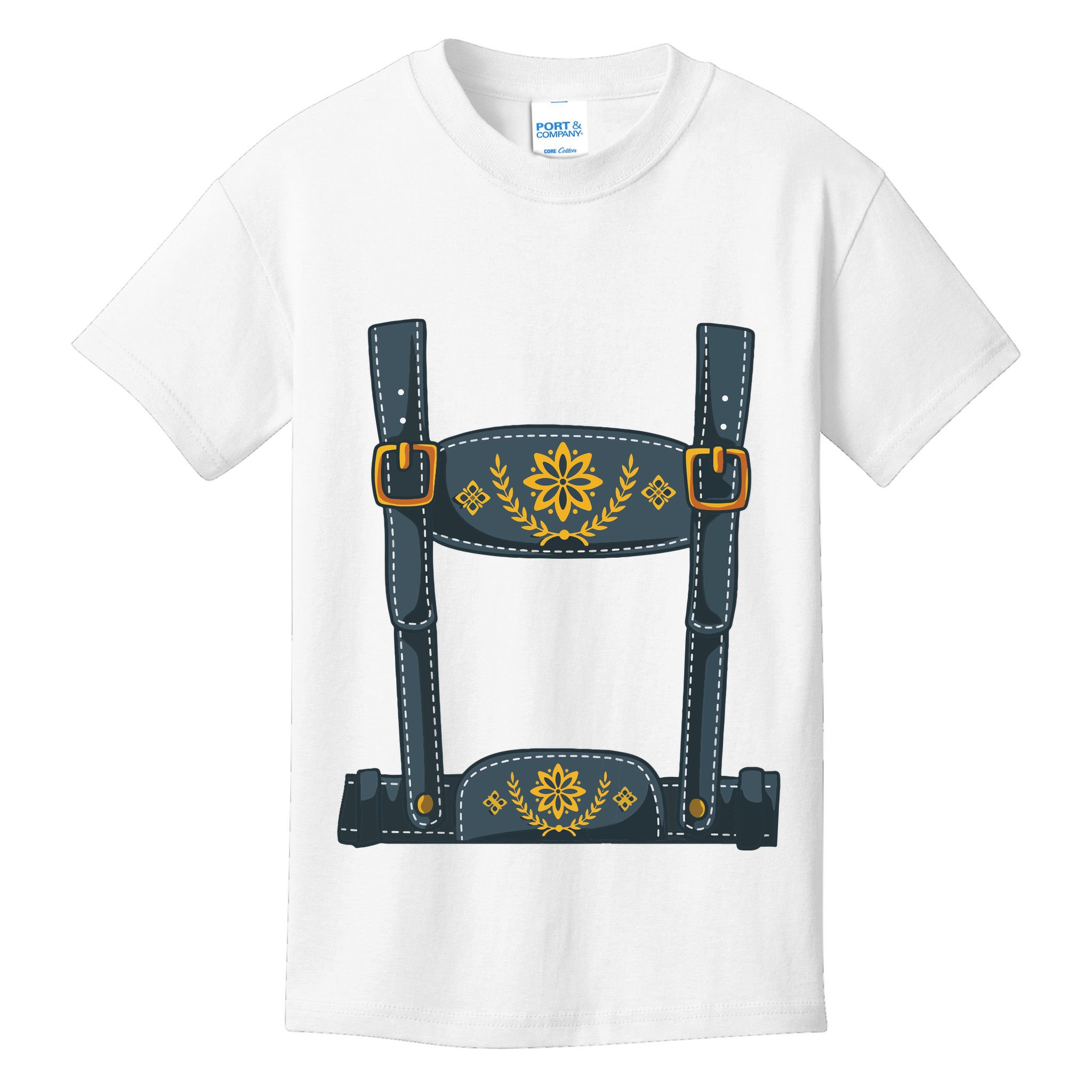 Oktoberfest Outfit Boy Lederhosen Costume Kids T-Shirt
