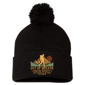 Out Of Breath Hiking Society Pom Pom 12in Knit Beanie