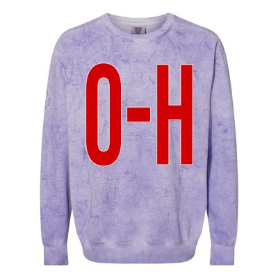 Oh Ohio Logo Colorblast Crewneck Sweatshirt