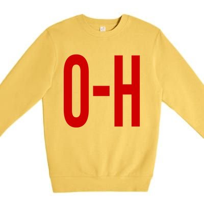 Oh Ohio Logo Premium Crewneck Sweatshirt