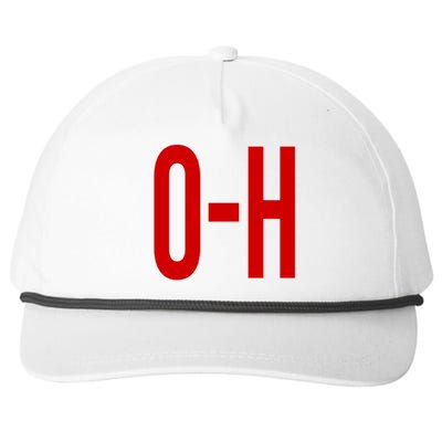 Oh Ohio Logo Snapback Five-Panel Rope Hat