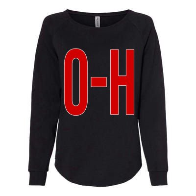 Oh Ohio Logo Womens California Wash Sweatshirt